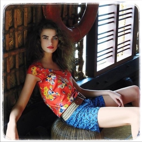 ANTHROPOLOGIE Elevenses Gerbera Eyelet Shorts - Picture 1 of 8